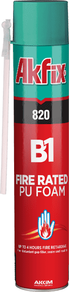 Espuma ignífuga B1 resistente al fuego 820 Akfix