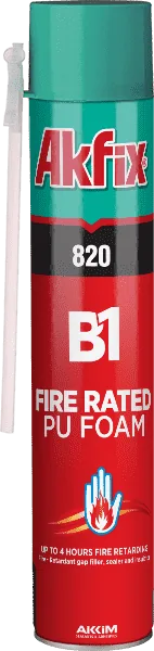 Espuma ignífuga B1 resistente al fuego 820 Akfix