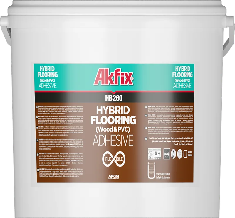 Adhesivo híbrido para pisos de madera y PVC HB260