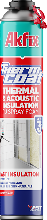 Espuma de aislación térmica y acústica Therm Coat Akfix
